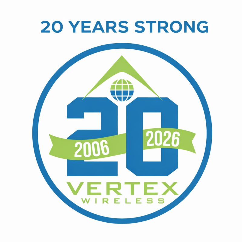 Vertex Wireless Celebrates 20 Years of Growth, Innovation, and Industry Leadership